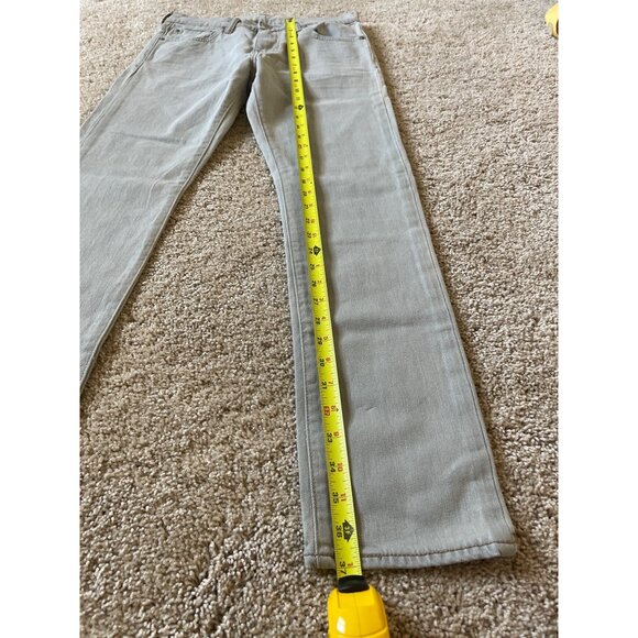Levi's 510 Men's Size 30x30 Gray Straight Leg Jeans Casual Denim School - Picture 3 of 9